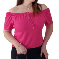 Blusa Ciganinha Ombro a Ombro Amarração Várias Formas de Usar Versátil - MA