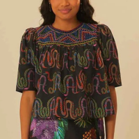 Blusa Estampada Nii Puyauma