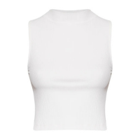 BLUSA FEMININA CANELADA SEM MANGA GOLA ALTA