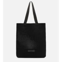 Bolsa Shopping Crochê Preto Grande Brizza