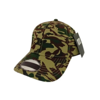 Boné Trucker Adulto Unissex Camuflado Militar Aba Curva Com Regulagem - Cam