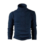 Cacharrel Casaco Blusa Tricot Lã Masculina Canelada K 818