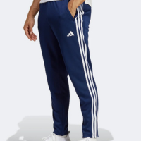 Calça Adidas Training Essentials 3 Listras Masculina - Marinho+Branco