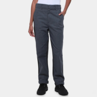 Calça Colcci Alfaiataria Listrada Feminina - Grafite