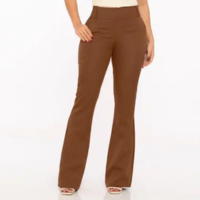 Calça Flare De Alfaiataria Marrom Canela Essencial - MULHER BRASIL