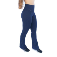 Calça Legging Bailarina ElementFit Flare Suplex Cós Cintura Alta Feminina -