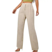 Calça Pantalona De Linho - Genérico