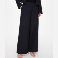 Calça Pantalona Risca de Giz G4