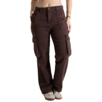 Calça Sarja Sawary Reta Petit - 281066 - marrom 44 - Marrom