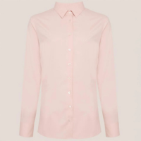Camisa Slim Dudalina Tricoline Stretch Feminino - Rosa