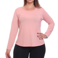 Camiseta Manga Longa Feminina Dry Básica Lisa Blusa Academia Treino Esporte