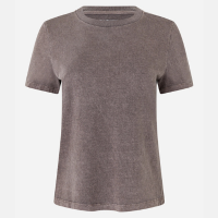 Camiseta T-shirt em Algodão Estonado Cinza