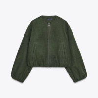 CASACO BOMBER SOFT COM ACABAMENTOS ELÁSTICOS