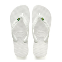 CHINELO HAVAIANAS BANDEIRA BRASIL BRANCO