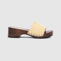Tamanco Clog Maine Shiny Vanilla