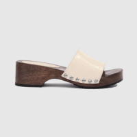 Tamanco Clog Maine Shiny Vanilla