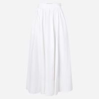 Saia Longa em Tricoline Branco