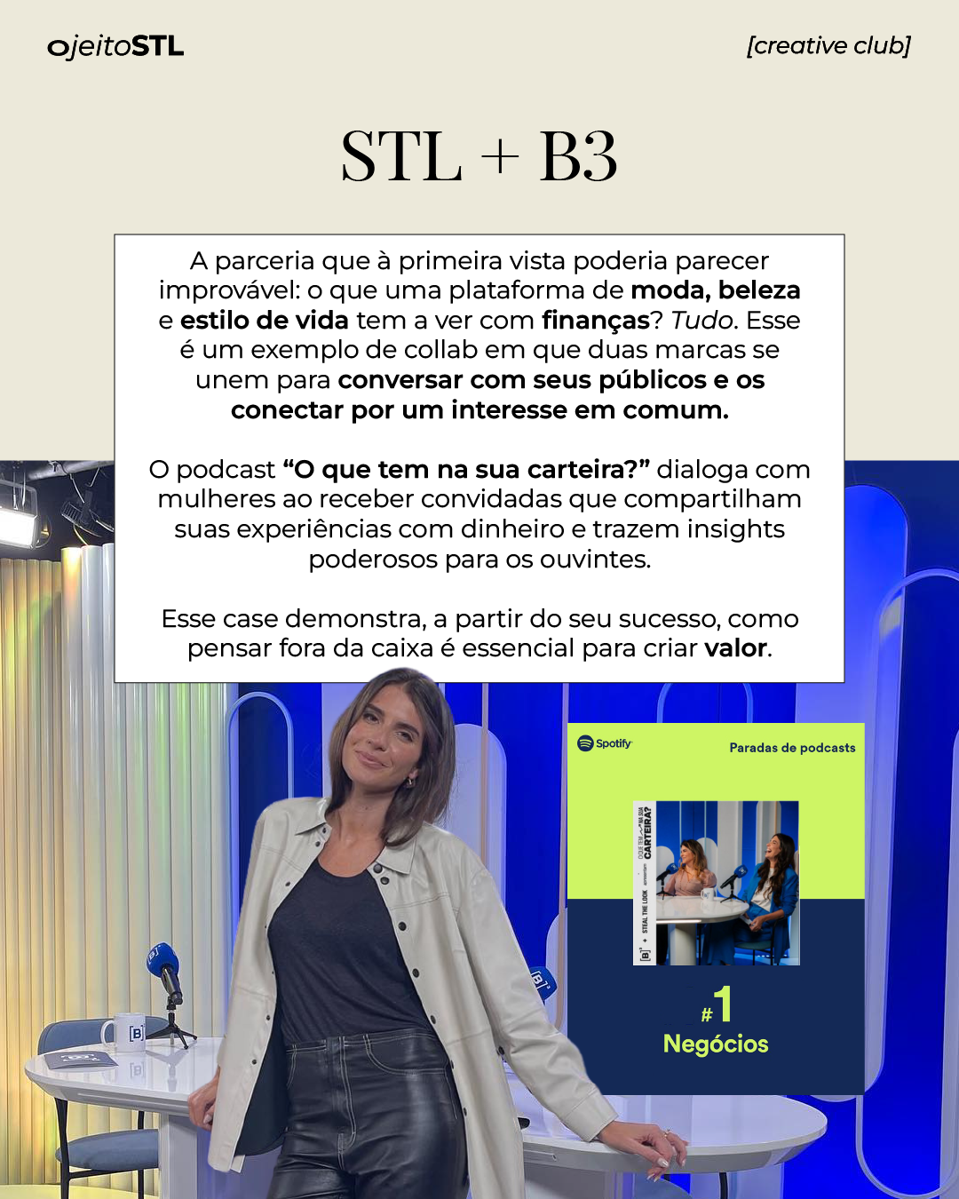 collabs criativas: STL + B3
