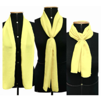 Echarpe Amarelo -Padrão Uniforme igrejasempresaseventossetembro amarelo