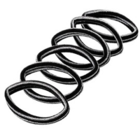 Elásticos de Cabelo Sem Metal Proart com Fios Pratas 6Un