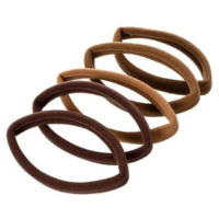 Elásticos de Cabelo Sem Metal Proart Grande Nude 5 Un