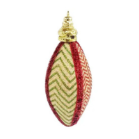 Enfeite De Natal VermelhoDourado Para Arvore Natal 13Cm - Zona Livre