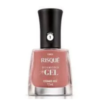 Esmalte risque diamond gel espumante rose 9,5ml