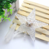 Estrela Arvore Natal Ponteira Luz LED Color Bateria 15 cm - MAF Shop