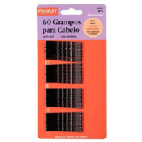 Grampos Para Cabelo ProArt N5 Preto 60 Grampos