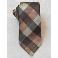 Gravata Social Casual Masculina Estampa Xadrez Colorida (5.5cm)