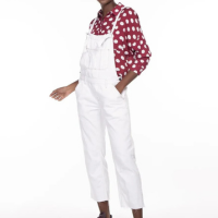 JARDINEIRA FEMININA SARJA ALÇA REGULÁVEL NÓ