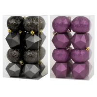 Kit 32 Bolas De Natal Grandes Decoração Natalina Casa Enfeite Para Arvore C