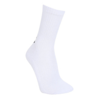 Kit Meia Under Armour Cano Longo Core Cotton Crew 3 Pares - Gelo