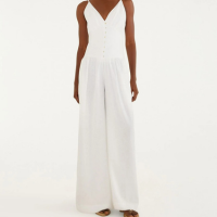 Macacão Botões Pantalona