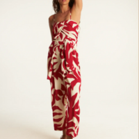 Macacão estampado labareda