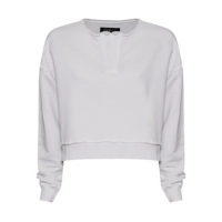 MOLETOM FEMININO VISTA APLICADA DECOTE A FIO