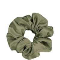 Nobrand - Scrunchie Xuxinha de Cetim Verde Musgo