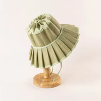 Parents-Child Vintage Waterproof Papyrus Cotton Foldable Pleated Women Sun