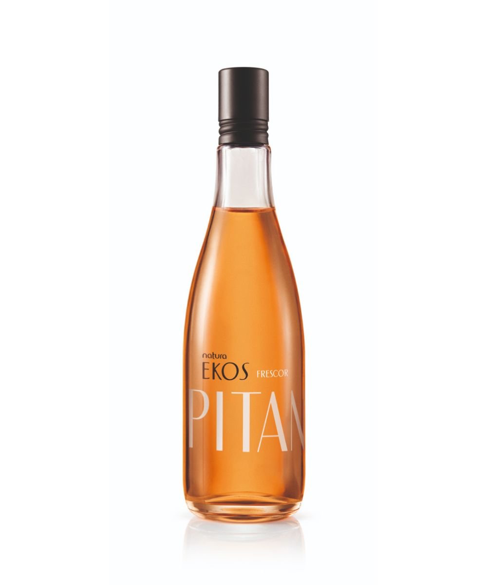 Fragrância fresca e cítrica em frasco âmbar, ideal como perfume para o verão.