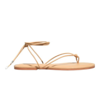 Rasteira Amarração Napa Soft Bege