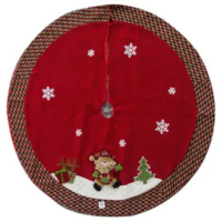Saia de arvore com papai noel 120cm - niazitex