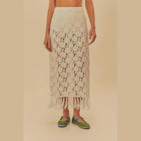 Saia Renda e Franja Artesanal