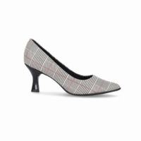 Scarpin Luiza Salto Alto Xadrez