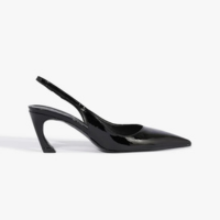 Scarpin Slingback Lexi Mid Verniz Preto