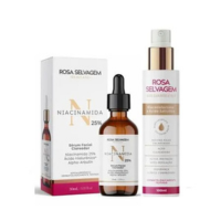 Sérum Facial 25% Niacinamida + Ácido Clareador Rosa Selvagem