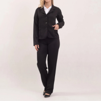 Terninho Blazer Feminino (conjunto blazer + calça Two Way Preto)