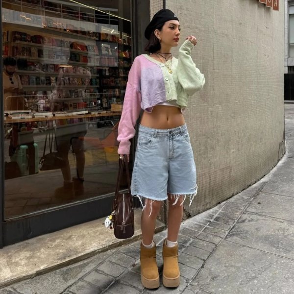 Look com bermuda jeans: 6 inspirações para você copiar no verão 2026