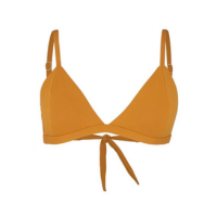 Top biquíni Fixo Art in Surf Mango em Tecido Sustentável - Laranja