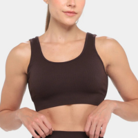 Top Hering Feminino - Marrom Escuro