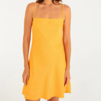 Vestido Curto Alcinhas Cetim